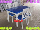 欧式餐桌椅组合美式乡村地中海实木餐桌小户型现代简约韩式饭桌子