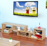 特价 现代简约 环保颗粒板式 伸缩 客厅 家居电视柜 地柜组合
