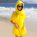 韩版防晒衣2016女超薄款中长款夏季防紫外线长袖沙滩大码防晒服衫