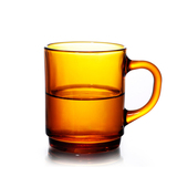 DURALEX简约创意进口咖啡杯女牛奶奶茶办公室水杯子男玻璃马克杯