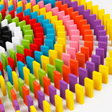 多米诺木制120到1000片块标准机关比赛用多米诺成人儿童骨牌玩具