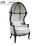 定制美式家具意大利后现代沙发简约法式单人休闲沙发太空椅蛋壳椅