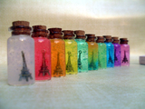许愿瓶木塞小瓶巴黎铁塔包邮DIY迷你星空瓶全套材料星云瓶彩虹瓶