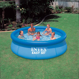 intex超大型成人游泳池超高加厚家庭儿童充气游泳池小孩充气水池