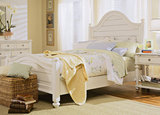 美式乡村卧室实木家具定制简约现代白色儿童环保1.5米床榫卯直销