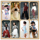 男女时尚新款影楼摄影服装批发 韩版3-5-9岁宝宝拍照写真服饰特价