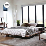 卧室榻榻米1.2 1.5 1.8米韩式日式板式床婚床单双人实木床可定制