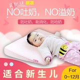 婴儿防吐奶宝宝枕头斜坡三角垫新生儿呛奶溢奶宝宝哺乳床垫