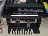 二手雅马哈双排键电子琴EL-500原装YAMAHA双键盘电钢琴电子管风琴