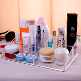 亚克力桌面化妆品收纳盒透明置物架整理护肤品梳妆台塑料化妆盒