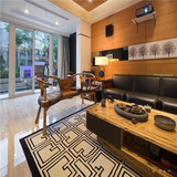 自来利床边地毯欧式中式 茶几长方形腈纶欧美客厅卧室地毯定制