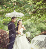 影楼韩式婚纱外景拍摄道长柄伞复古宫廷风宝塔伞创意雨伞摄影道具