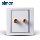 西蒙开关插座58系列 一位音响插座面板/音频插座 simon/西蒙