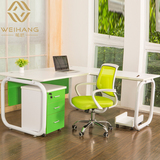 杭州办公家具时尚大班台主管桌简约现代老板桌板式经理桌办公桌椅