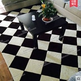 简约现代时尚黑白客厅地毯茶几沙发卧室床尾地毯欧式宜家书房地毯