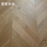 橡木鱼骨纹实木复合地板 橡木斜45度人字拼拼花多层地板 XL05-3