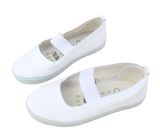包邮女士白色平底布鞋美容工作鞋防滑舞蹈鞋白鞋运动鞋球鞋护士鞋