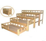 远销欧美幼儿园四层推拉床儿童推拉床幼儿园木质床幼儿床