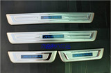 北京现代名图门槛条 带LED灯冷光迎宾踏板名图改装内置外置门砍条