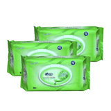 心相印湿巾 XCA080成人卫生湿巾 不含酒精 杀菌带盖 80片3包正品