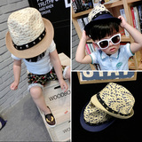 男童夏季帽子1-2-3岁婴幼儿绅士帽儿童韩版礼帽宝宝遮阳帽子潮