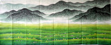 【雨轩画廊】国画山水画六尺风水画横幅客厅装饰 大草原可定制B03