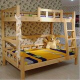 实木松木床双层床儿童床上下铺1.2米子母床1.5米双人床1.8