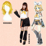 初音未来 镜音双子 vocaloid家族 姐姐Rin铃cosplay衣服 公式服装