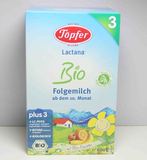 【全球购认证】德国本土特福芬Topfer 有机婴幼儿奶粉3段600克