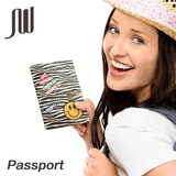 杰葳新护照保护套机票夹多功能证件包可爱护照夹布韩国创意个性潮