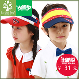 韩国儿童空顶帽女童帽子夏天宝宝遮阳帽小孩鸭舌帽男太阳帽棒球帽