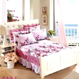 床笠床裙欧式甜美公主床罩单件席梦思1.8 1.5米的床罩高档春夏带