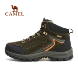 CAMEL骆驼户外男款登山鞋高帮男鞋系带减震防滑男士鞋