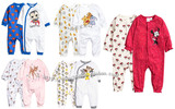 HM H&M正品童装代购男女宝宝婴儿小鹿斑比米妮超人连体衣长袖爬服