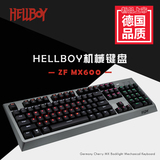 HELLBOY MX600机械键盘 樱桃CHERRY黑轴青轴绿轴红轴茶轴游戏键盘