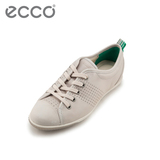 ECCO爱步时尚休闲系带纯色平跟女鞋 简约系带单鞋女 旋转249113