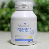 澳洲BIO ISLAND婴幼儿鳕鱼肝油宝宝儿童鱼油90粒含天然DHA sy