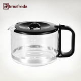 艾尔菲德美式商用咖啡机配件咖啡壶 600ml玻璃壶 家用咖啡机配件