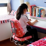 儿童学习升降桌椅自锁防滑椅学生学习椅靠背写字椅可调学习桌套装