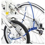 ULAC优力锁L-2自行车锁防盗锁钢缆锁可同时链锁多辆单车锁装备