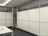 上海办公家具定做 屏风钢化玻璃高隔断办公室隔墙隔间带百叶