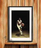 现代客厅酒吧茶餐厅装饰画挂画框画体育海报篮球明星NBA球星科比