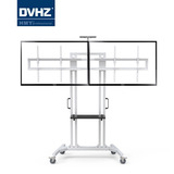 DVHZ 32-60寸左右双屏液晶电视支架落地挂架视频会议移动展示架柜