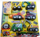 儿童益智玩具惯性车回力车工程挖土车玩具车组合小汽车套装包邮