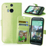 HTC One M8插卡手机皮套软壳M8t钱包式保护套相片全包