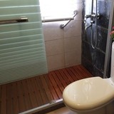 红柏淋浴地板防滑木垫防腐实木地板防水踏板浴室淋浴房地板可定制