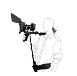 肩扛支架腰带气压支撑杆5d2单反摄像配件摄影肩托腰部手持稳定器