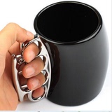 Fisticup Brass Knuckle Duster Handle Coffee Milk Ceramic Mug