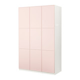 广州宜家代购*IKEA*宜家家居*帕克思 现代简约粉色组合式衣柜