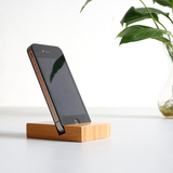 手机支架 创意竹木 小米 苹果配件通用懒人床头 手机pad底座